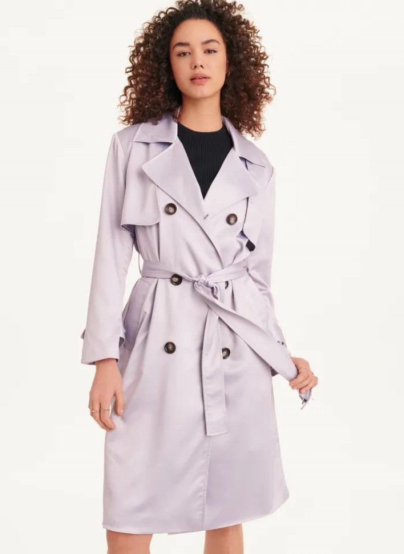 παλτό DKNY Trench γυναικεια μωβ | Greece_D0971