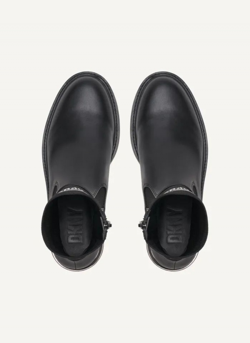 Μποτεσ DKNY Tully Slip On γυναικεια μαυρα | Greece_D1343