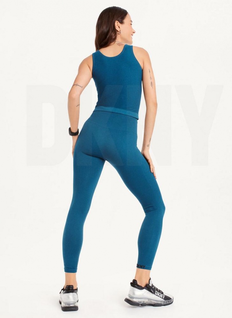 Κολαν DKNY Twill Seamless γυναικεια σκουρο μπλε | Greece_D1187