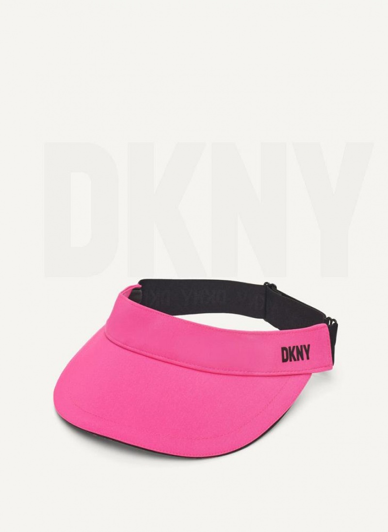 καπελα DKNY Underbrim Visor γυναικεια ροζ | Greece_D1891