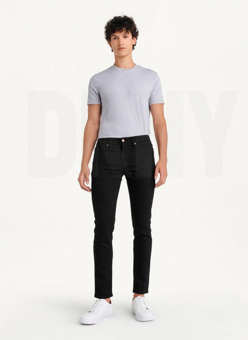 Τζιν DKNY Κοκαλιάρης Black Rinse Denim ανδρικα μαυρα | Greece_D1604