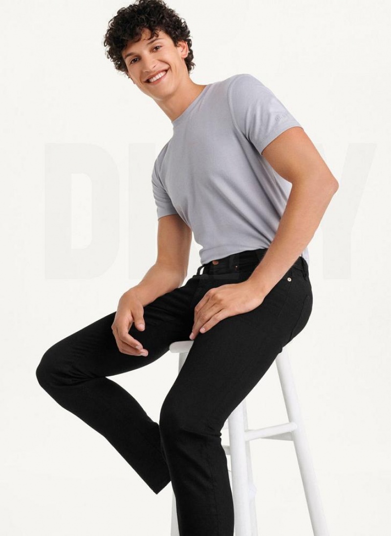 Τζιν DKNY Κοκαλιάρης Black Rinse Denim ανδρικα μαυρα | Greece_D1604