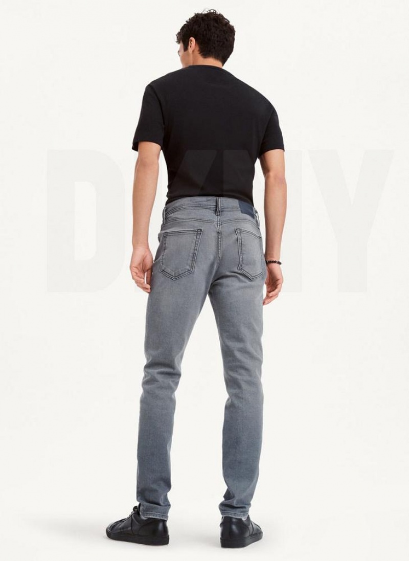 Τζιν DKNY Κοκαλιάρης Grey Wash ανδρικα γκρι | Greece_D1323