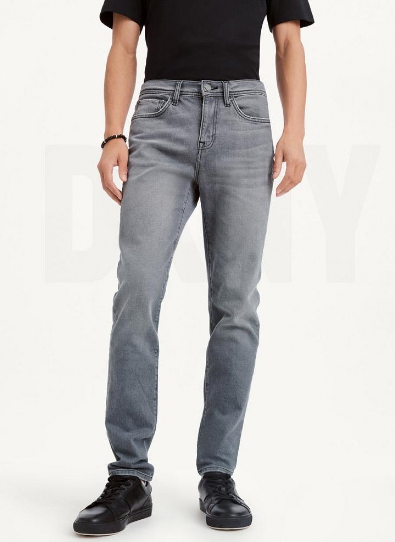 Τζιν DKNY Κοκαλιάρης Grey Wash ανδρικα γκρι | Greece_D1323