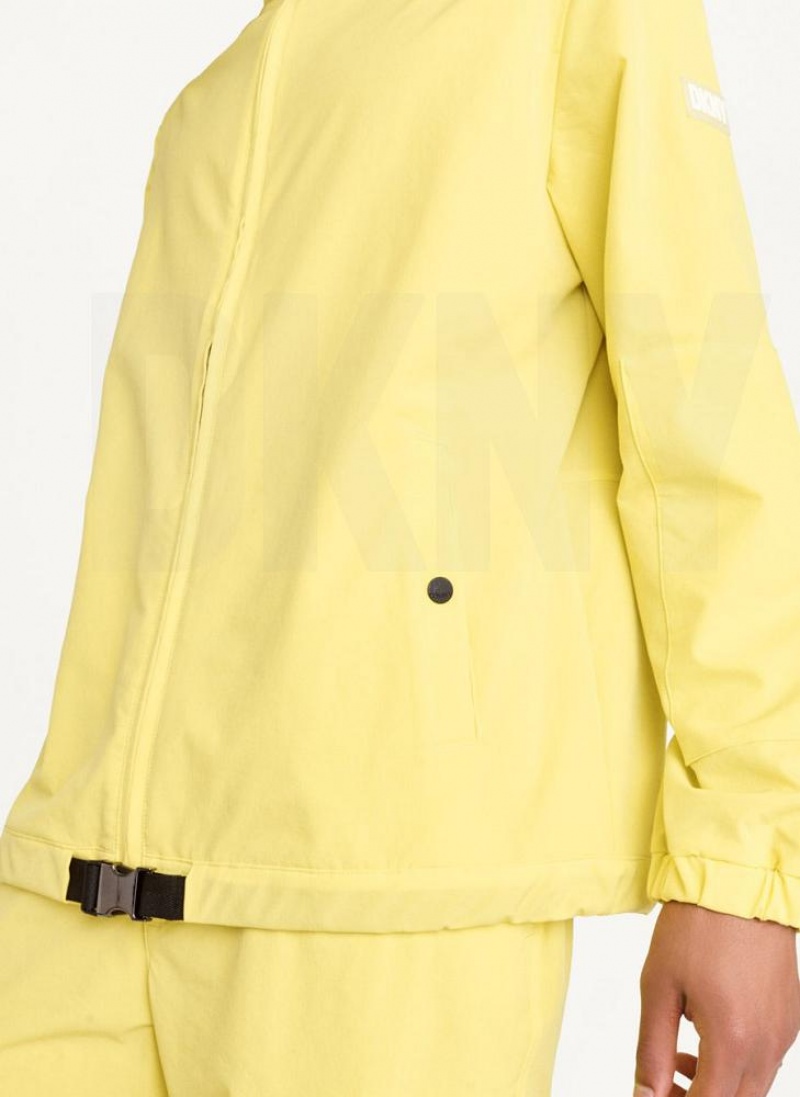 Μπουφαν DKNY νάιλον Windbreaker ανδρικα κίτρινα | Greece_D1372