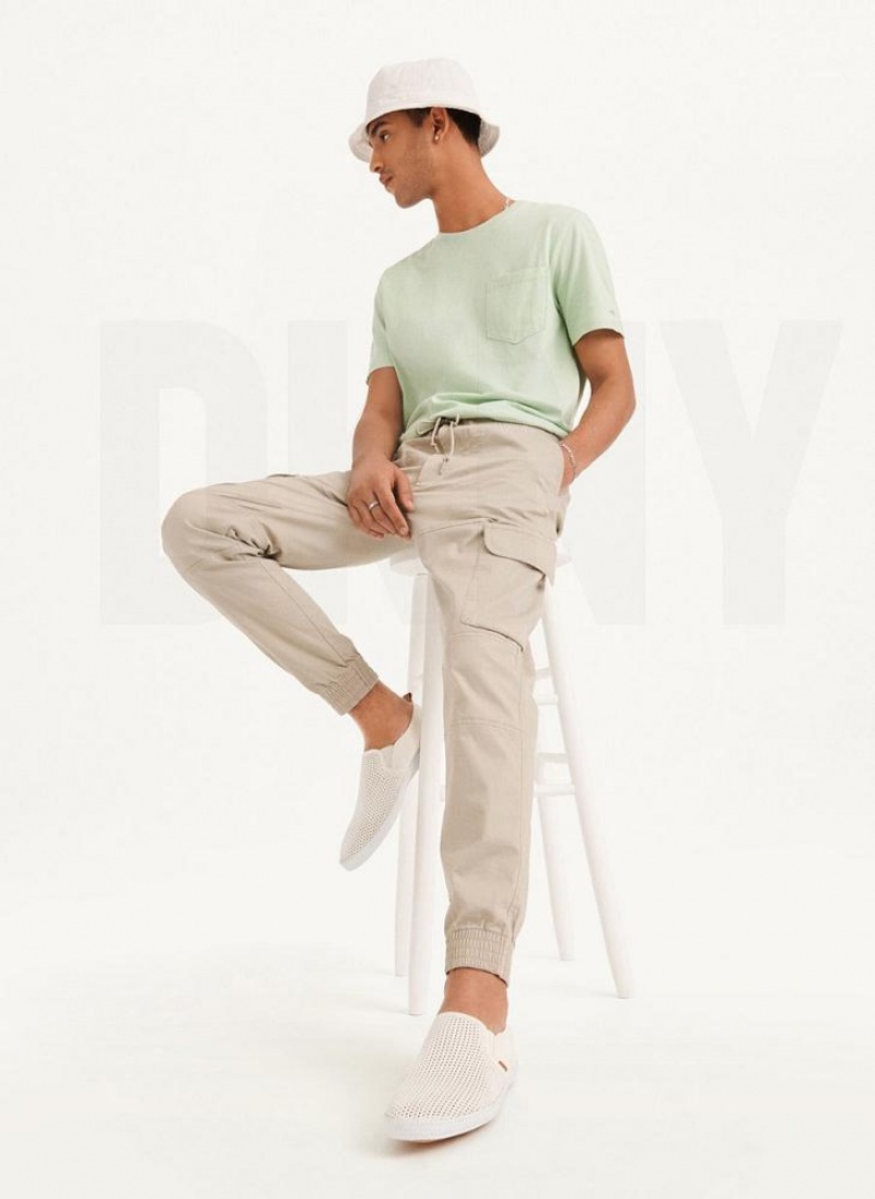 Παντελονι Jogger DKNY Cargo Woven ανδρικα Χακί | Greece_D0106