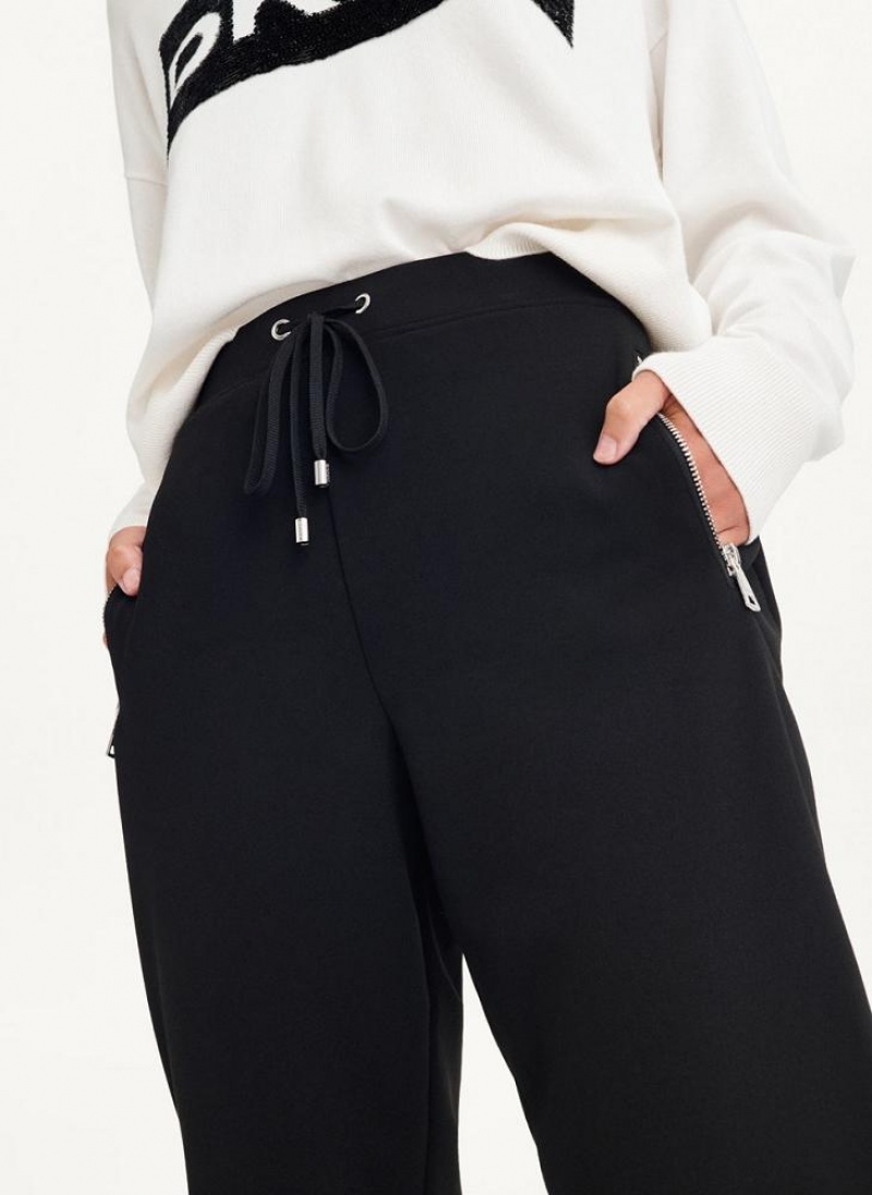 Παντελονι Jogger DKNY Pull On γυναικεια μαυρα | Greece_D1552