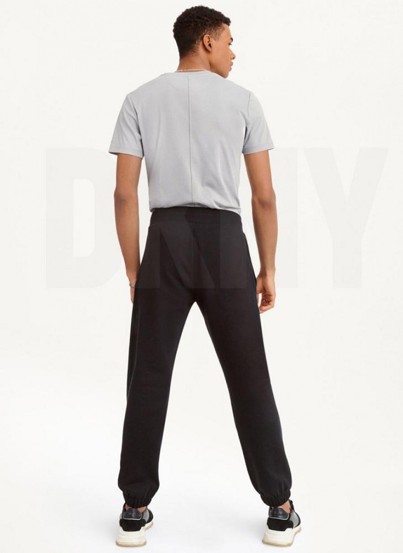 Παντελονι Jogger DKNY Shadow Logo ανδρικα μαυρα | Greece_D0627