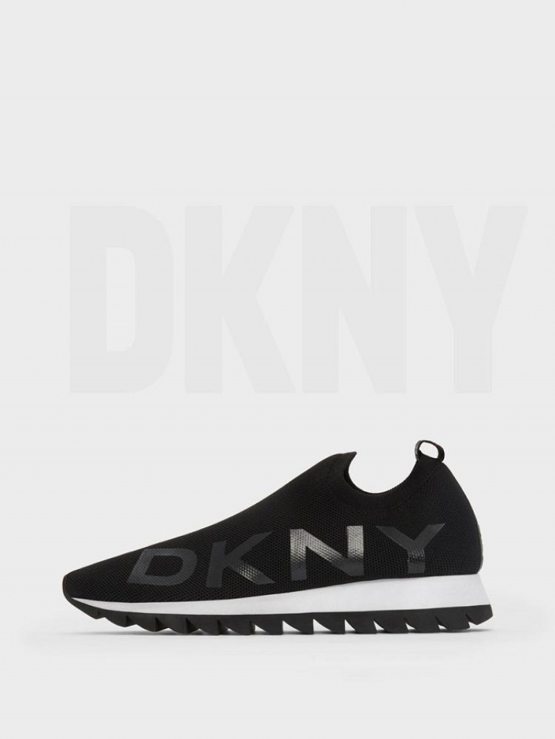 Αθλητικα Παπουτσια DKNY Azer Slip On γυναικεια μαυρα | Greece_D1000