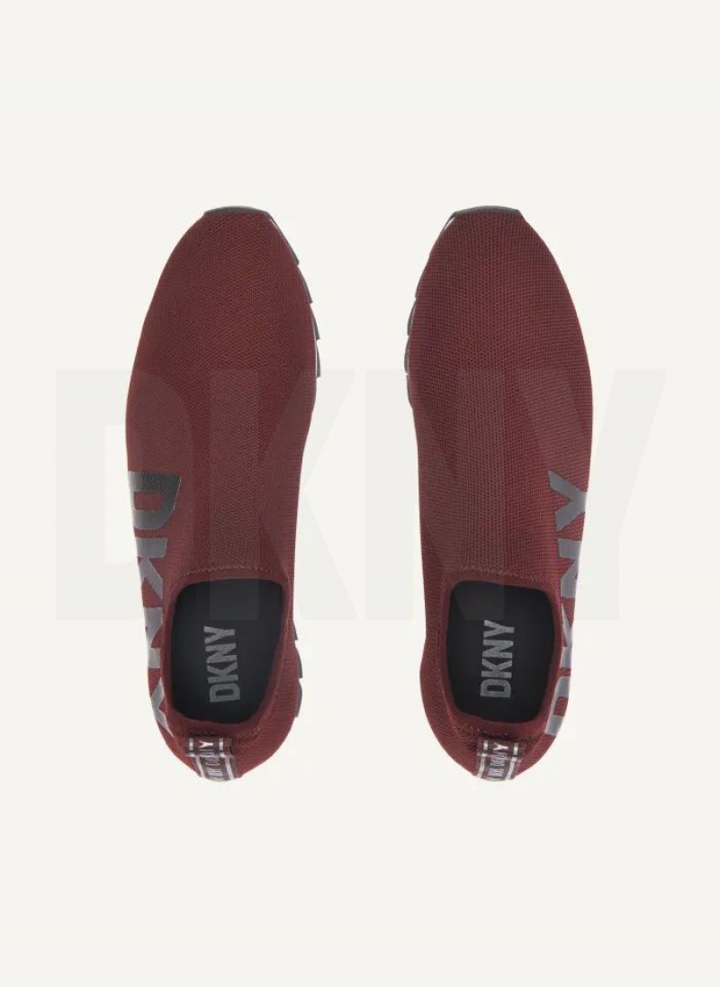 Αθλητικα Παπουτσια DKNY Azer - Slip On Runner γυναικεια μπορντο | Greece_D0520