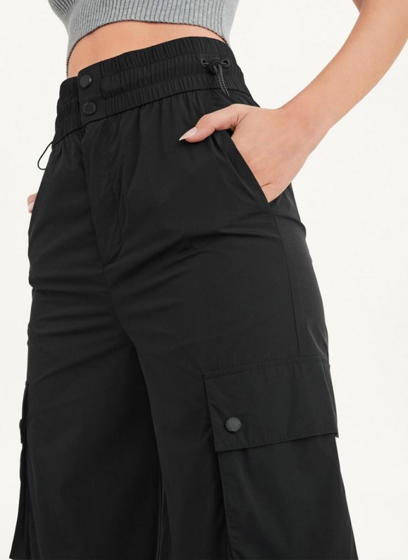 Ολοσωμη Φορμα DKNY Cargo Trouser γυναικεια μαυρα | Greece_D1443