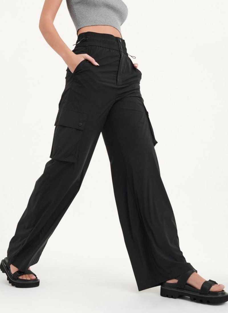 Ολοσωμη Φορμα DKNY Cargo Trouser γυναικεια μαυρα | Greece_D1443