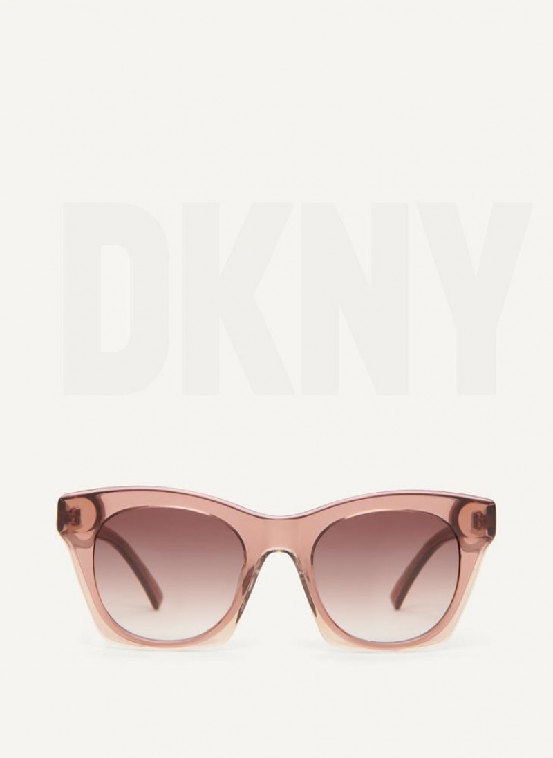 Γυαλια Ηλιου DKNY Cat Eye γυναικεια ροζ | Greece_D0928