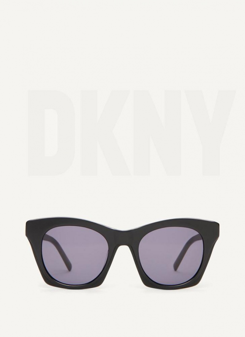 Γυαλια Ηλιου DKNY Cat Eye γυναικεια μαυρα | Greece_D1605