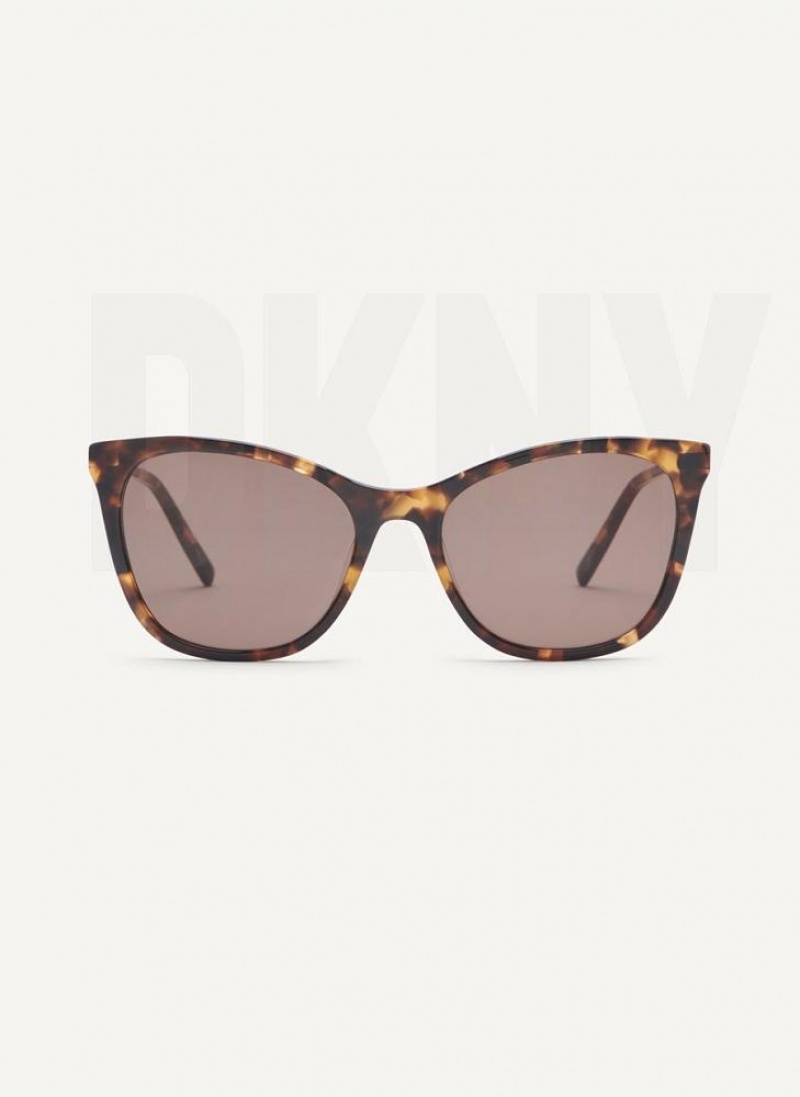 Γυαλια Ηλιου DKNY City Native Cat Eye γυναικεια καφε | Greece_D0424