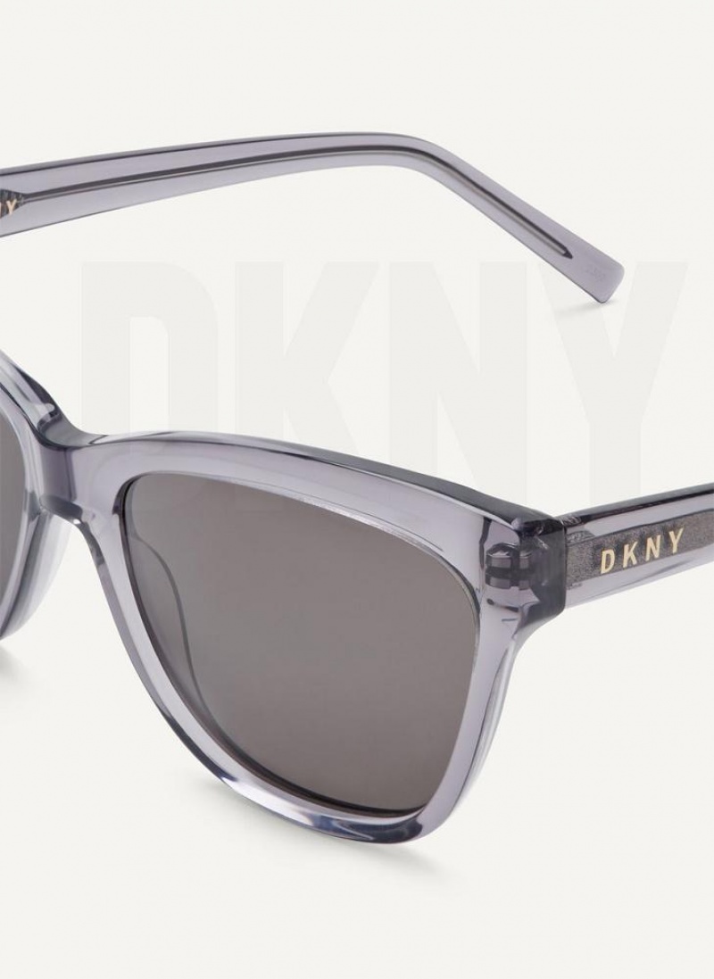 Γυαλια Ηλιου DKNY City Native Cat Eye γυναικεια γκρι | Greece_D1094