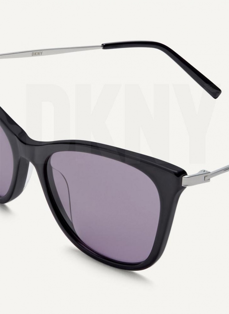 Γυαλια Ηλιου DKNY City Native Cat Eye γυναικεια μαυρα | Greece_D1669