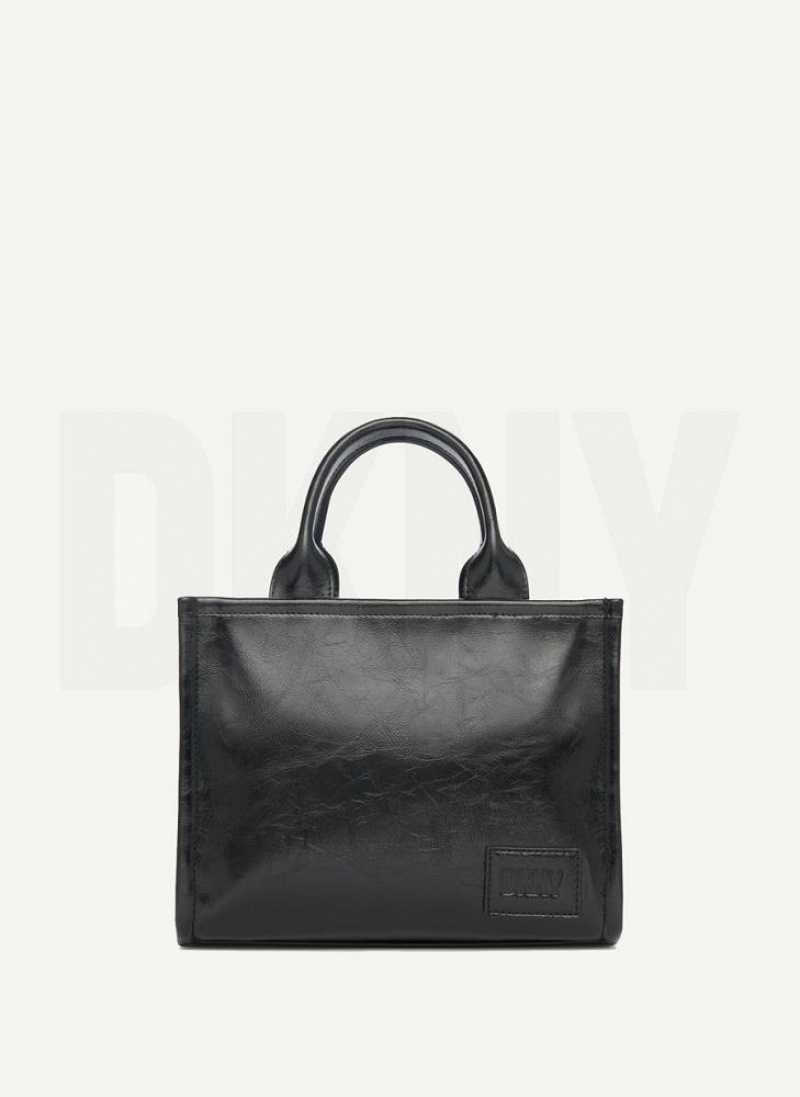 τσάντεσ χιαστί DKNY Hadlee Sm Tote γυναικεια μαυρα γκρι | Greece_D0436