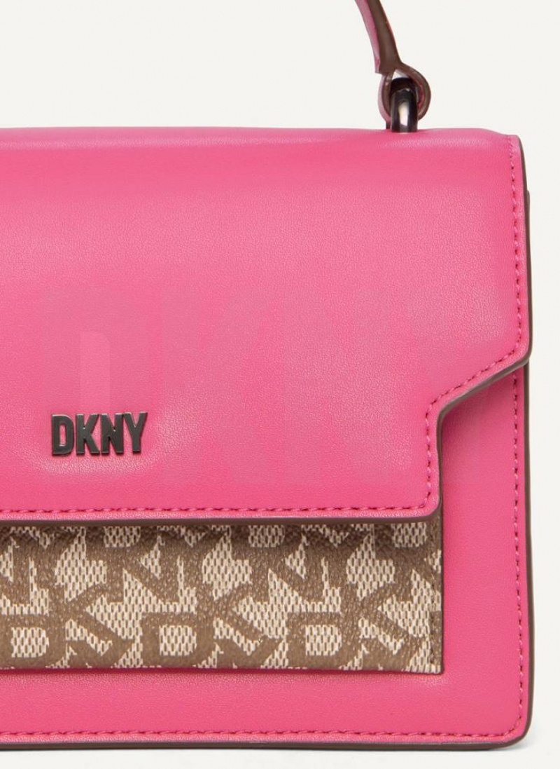 τσάντεσ χιαστί DKNY Millie Logo γυναικεια μωβ Πολύχρωμο | Greece_D0240