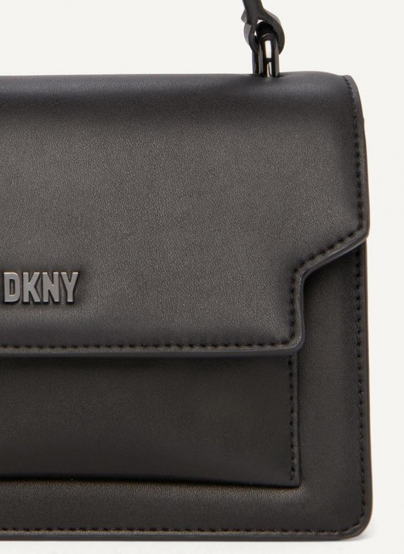 τσάντεσ χιαστί DKNY Millie γυναικεια μαυρα γκρι | Greece_D1553