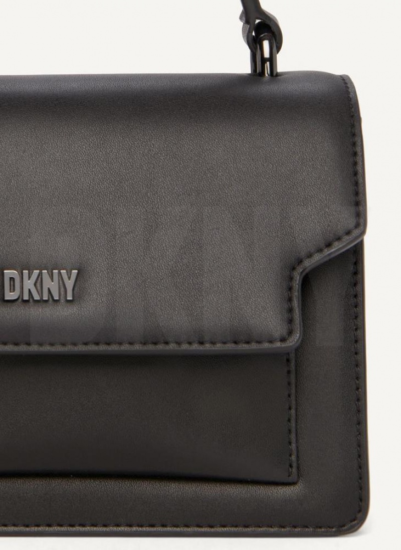 τσάντεσ χιαστί DKNY Millie γυναικεια μαυρα γκρι | Greece_D1553