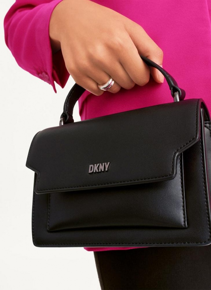 τσάντεσ χιαστί DKNY Millie γυναικεια μαυρα γκρι | Greece_D1553