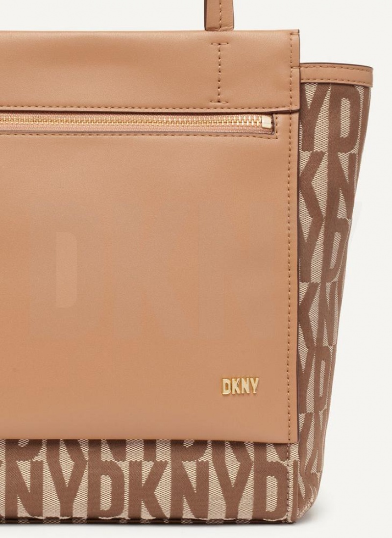 τσάντεσ χιαστί DKNY Pax North-South Tote γυναικεια καφε | Greece_D1374