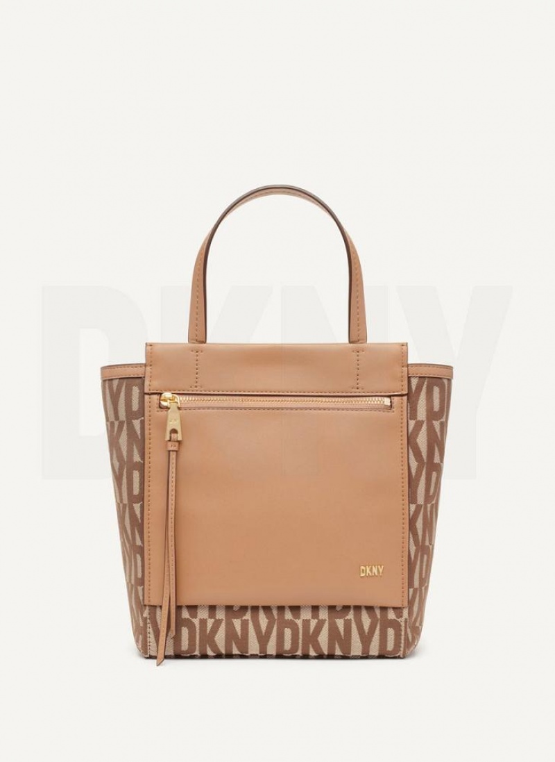 τσάντεσ χιαστί DKNY Pax North-South Tote γυναικεια καφε | Greece_D1374