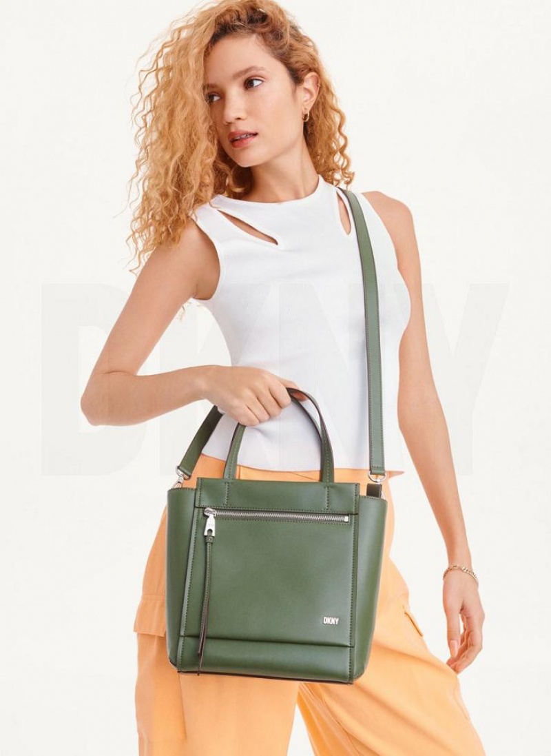 τσάντεσ χιαστί DKNY Pax North-South Tote γυναικεια πρασινο | Greece_D1773