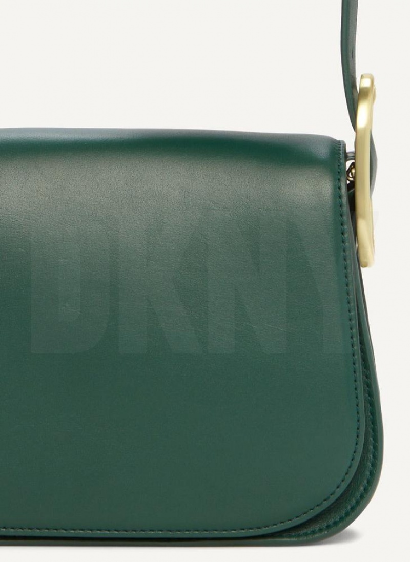 τσάντεσ ώμου DKNY Saddle γυναικεια πρασινο | Greece_D0298