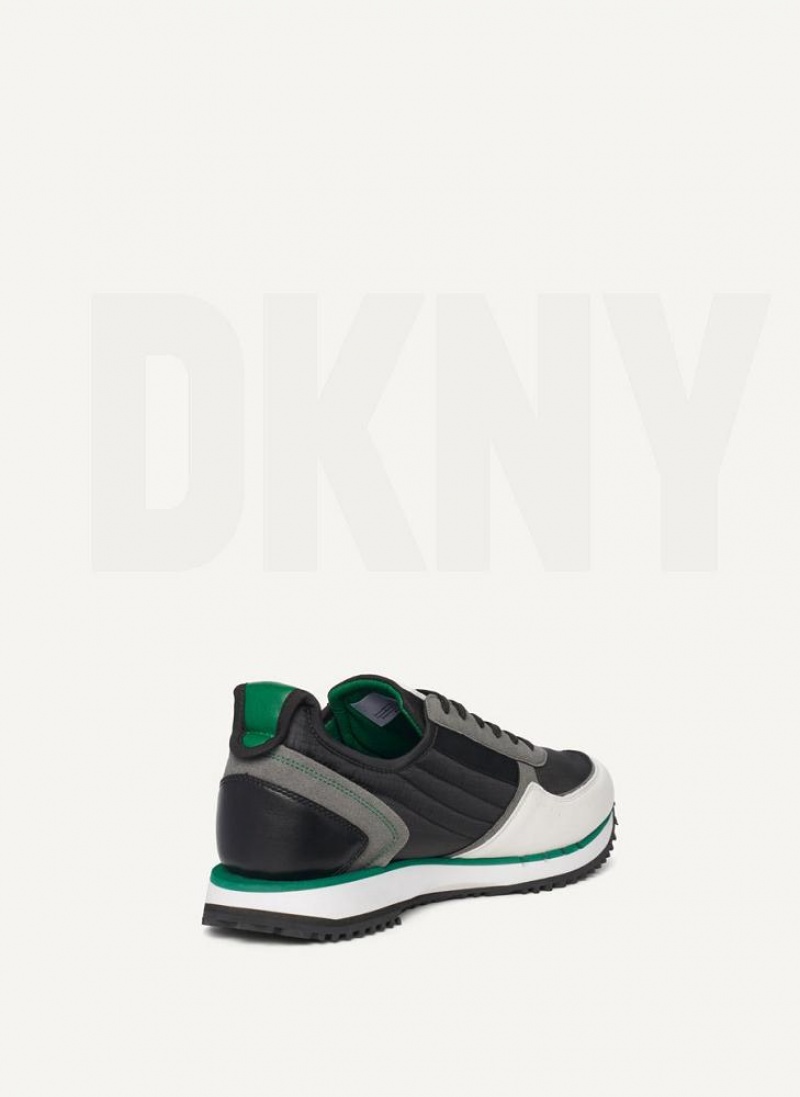 Αθλητικα Παπουτσια DKNY Side Logo ανδρικα πρασινο | Greece_D1135