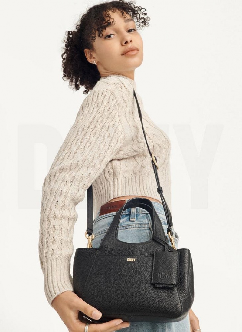 τσάντεσ χιαστί DKNY The Mini Effortless Tote γυναικεια μαυρα | Greece_D0235