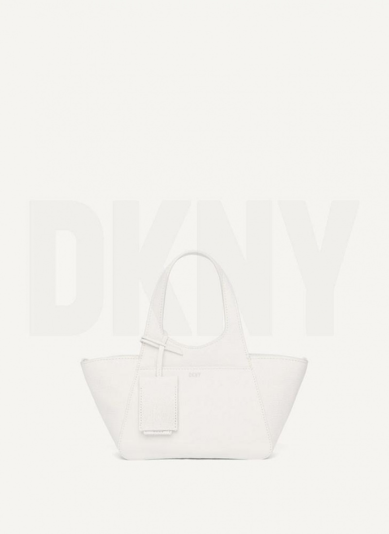 τσάντεσ χιαστί DKNY The Mini Effortless Tote γυναικεια ασπρα | Greece_D0798