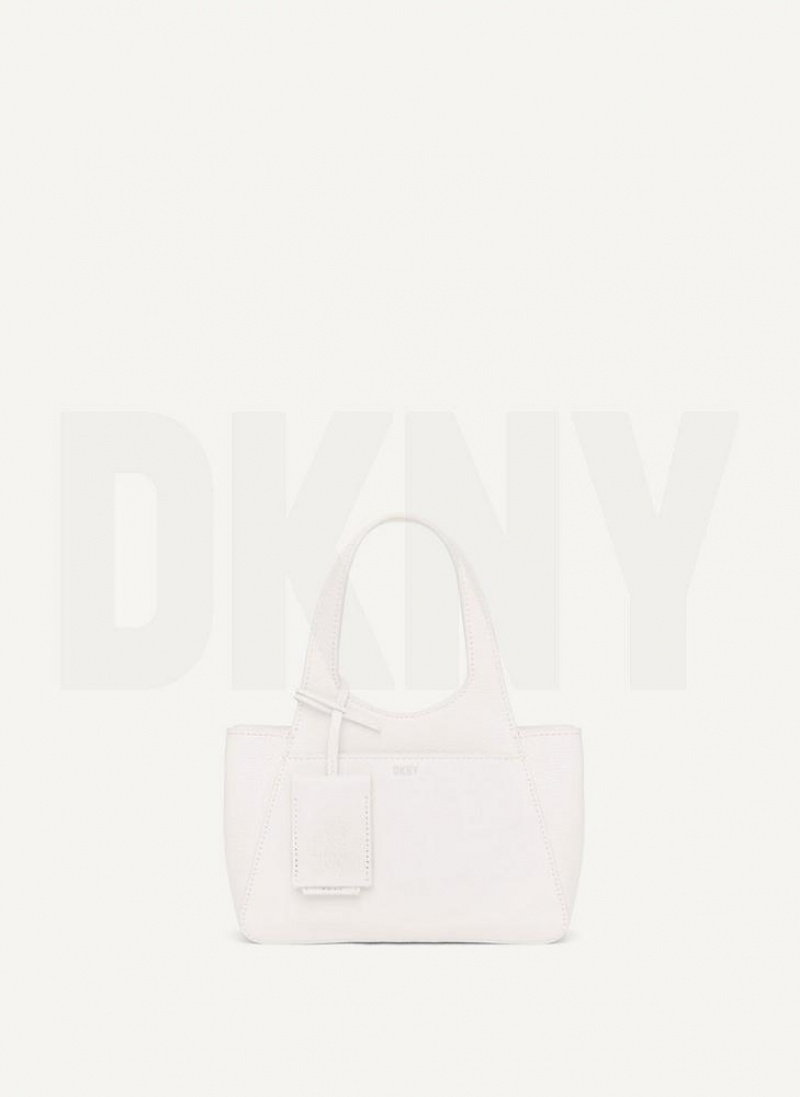 τσάντεσ χιαστί DKNY The Mini Effortless Tote γυναικεια ασπρα | Greece_D0798