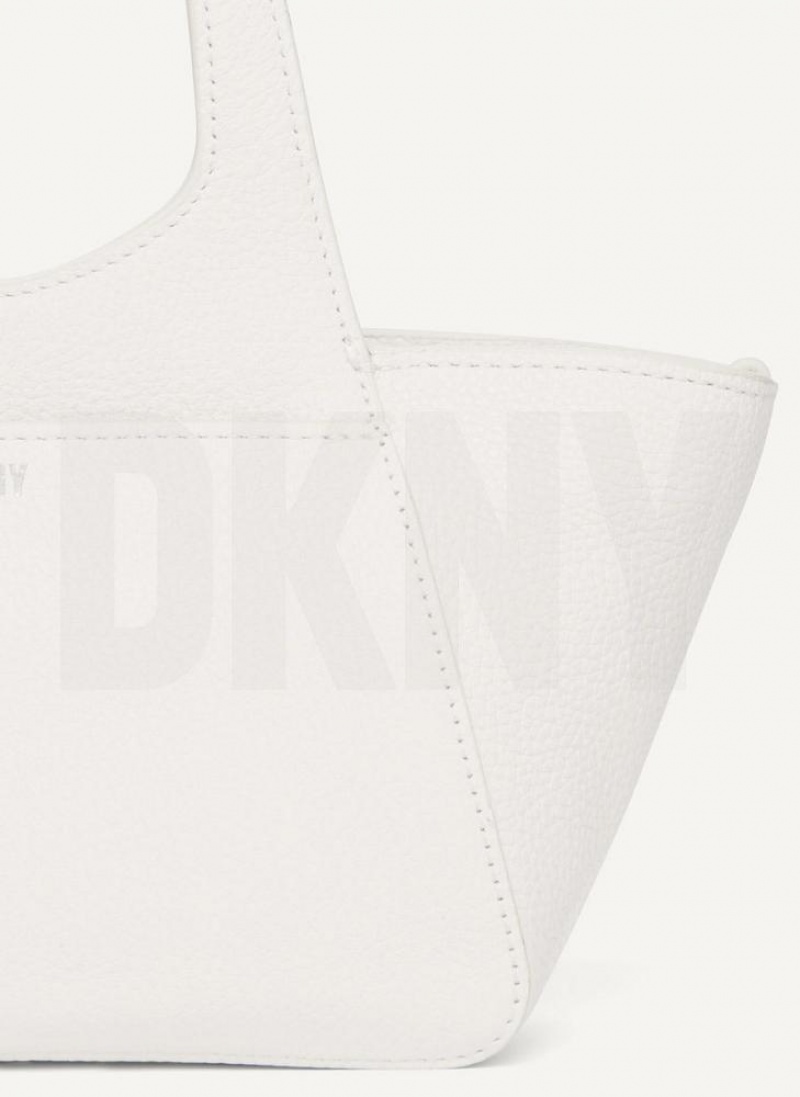 τσάντεσ χιαστί DKNY The Mini Effortless Tote γυναικεια ασπρα | Greece_D0798