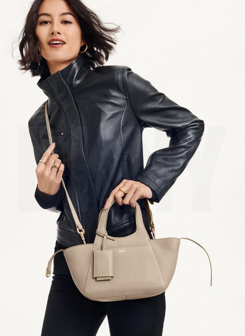 τσάντεσ χιαστί DKNY The Mini Effortless Tote γυναικεια καφε | Greece_D0574