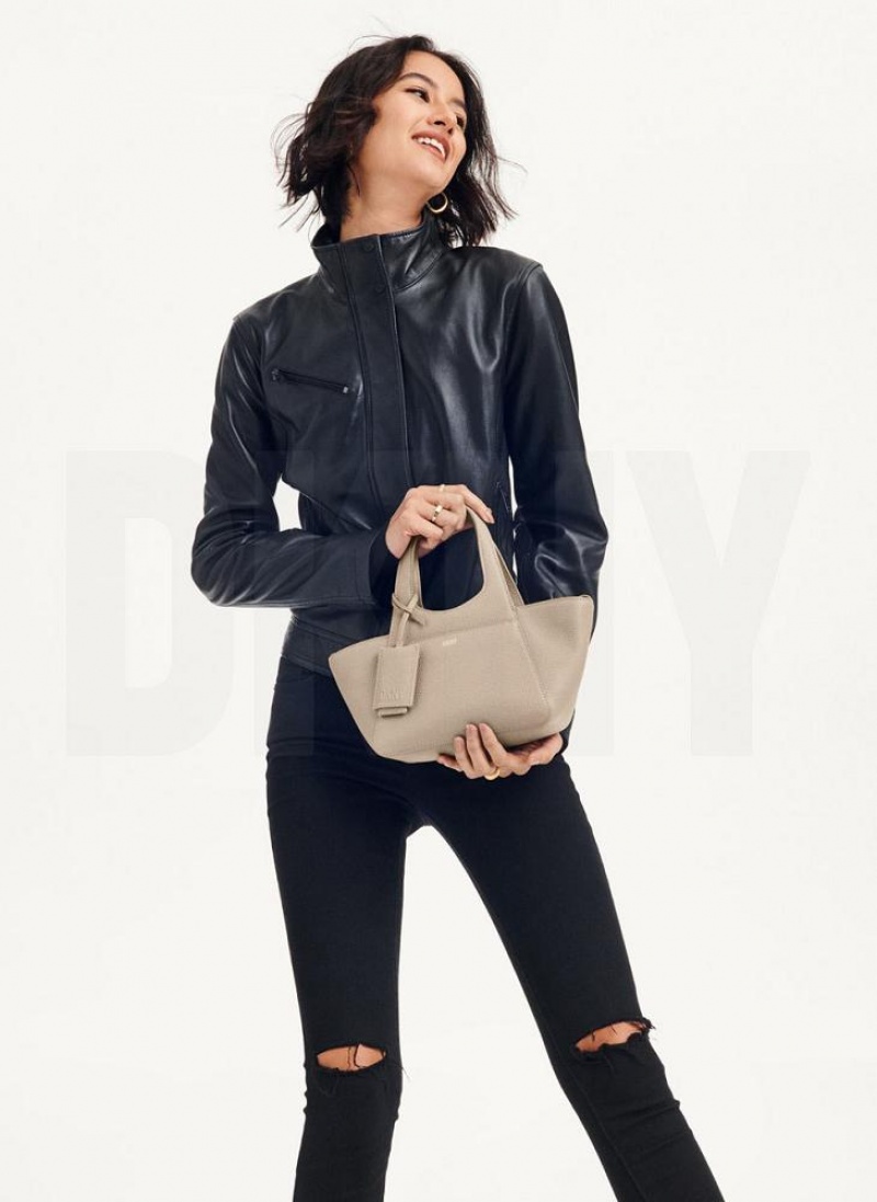 τσάντεσ χιαστί DKNY The Mini Effortless Tote γυναικεια καφε | Greece_D0574