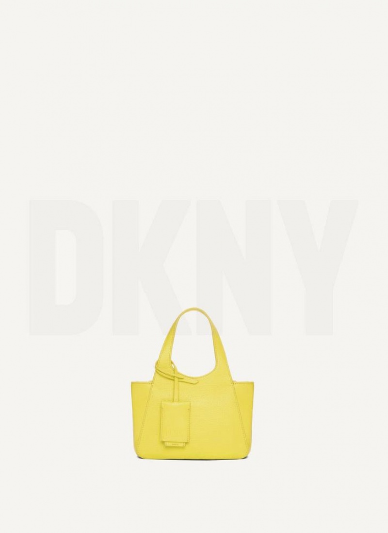 τσάντεσ χιαστί DKNY The Mini Effortless Tote γυναικεια κίτρινα | Greece_D1576