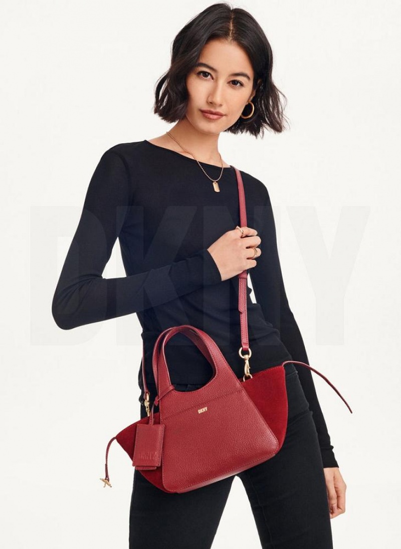 τσάντεσ χιαστί DKNY The Mini Effortless Tote γυναικεια μπορντο | Greece_D1516