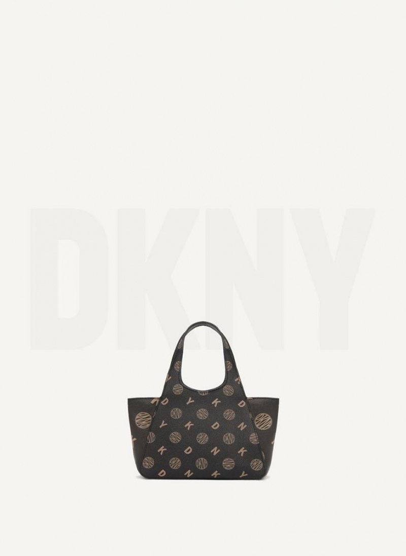 τσάντεσ χιαστί DKNY The Mini Logo Effortless Tote γυναικεια μαυρα | Greece_D1352