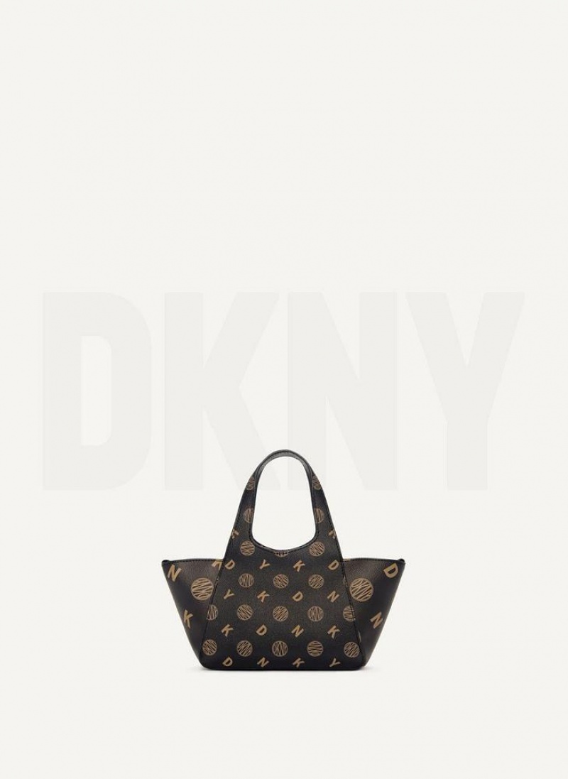 τσάντεσ χιαστί DKNY The Mini Logo Effortless Tote γυναικεια μαυρα | Greece_D1352