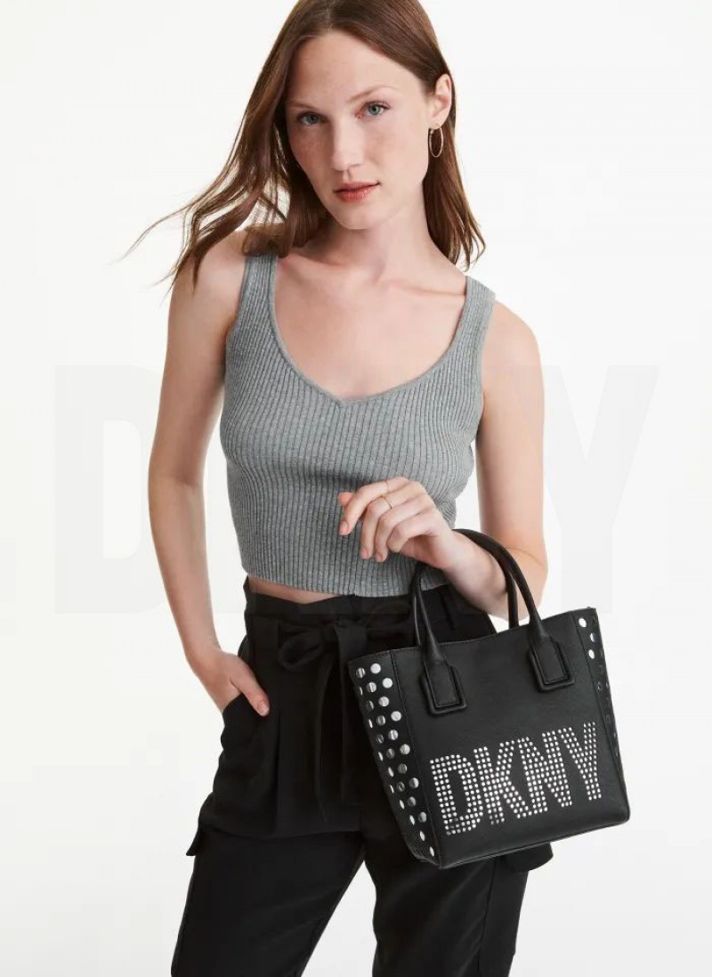 τσάντεσ tote DKNY Essex Saffiano Small γυναικεια μαυρα | Greece_D1261