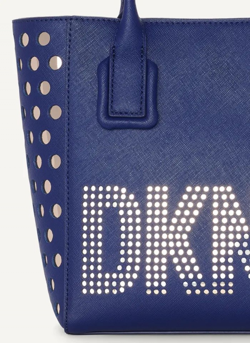 τσάντεσ tote DKNY Essex Saffiano Small γυναικεια μπλε | Greece_D0356