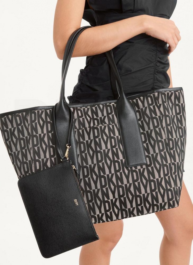 τσάντεσ tote DKNY Grayson Large γυναικεια μαυρα | Greece_D0176