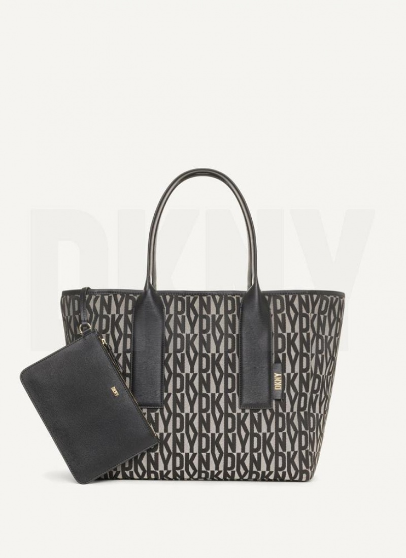 τσάντεσ tote DKNY Grayson Large γυναικεια μαυρα | Greece_D0176