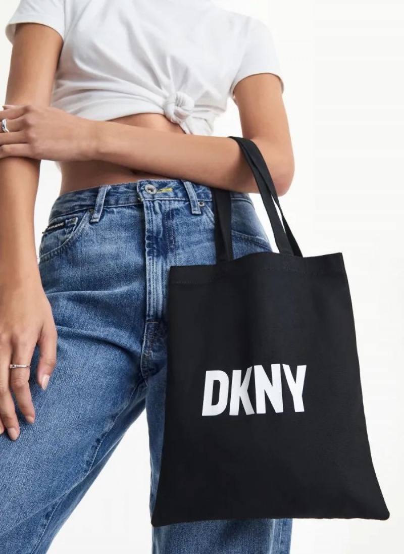 τσάντεσ tote DKNY Noun New York Illustrated γυναικεια μαυρα | Greece_D0713