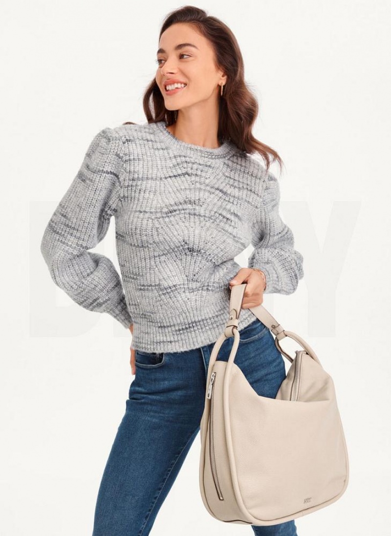 τσάντεσ tote DKNY Phoebe Hobo γυναικεια γκρι | Greece_D0946