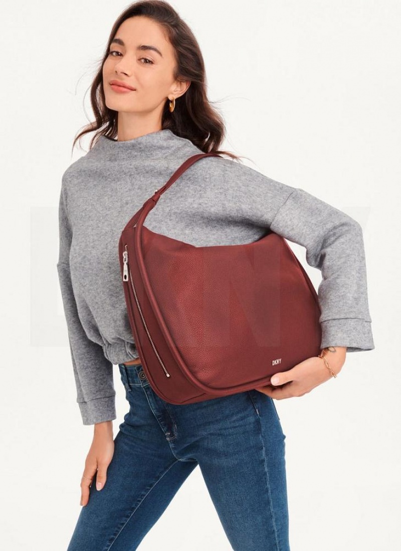 τσάντεσ tote DKNY Phoebe Hobo γυναικεια μπορντο | Greece_D1033