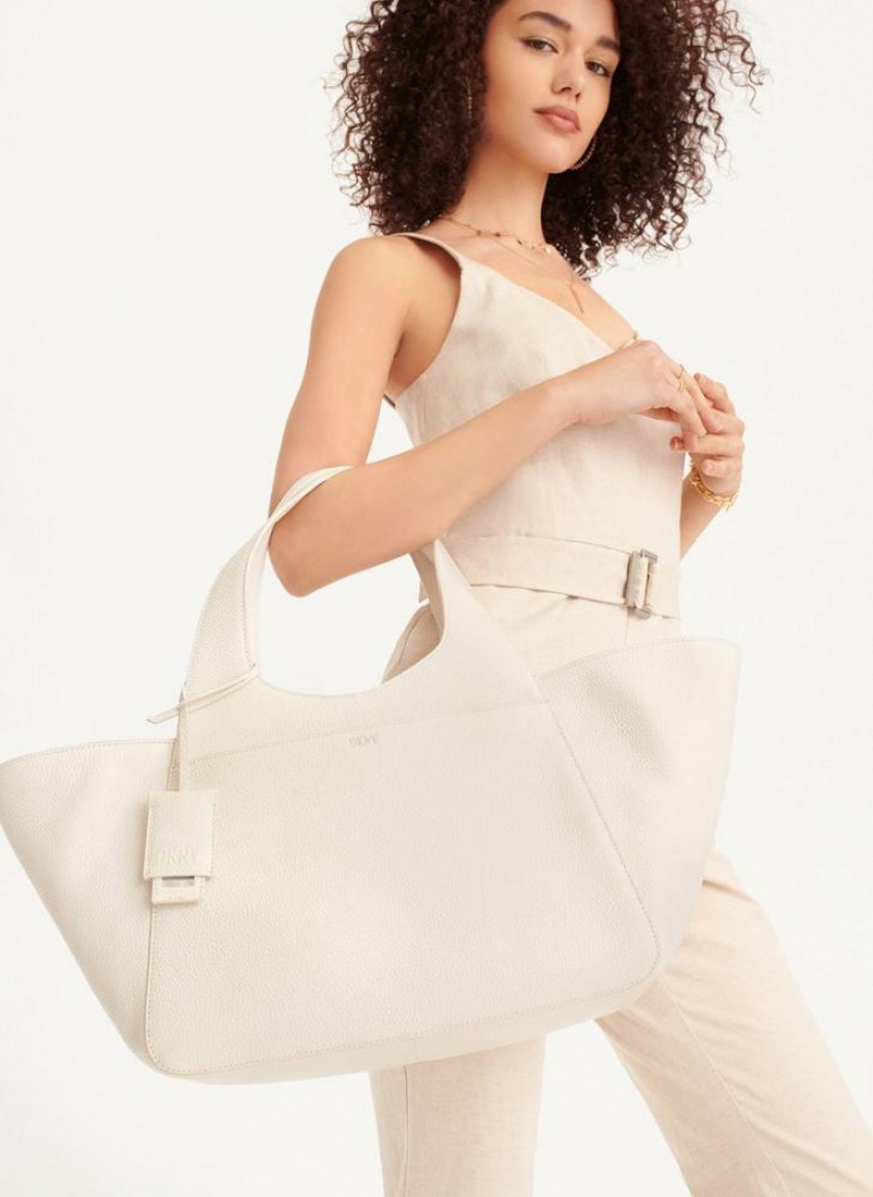 τσάντεσ tote DKNY The Large Effortless γυναικεια ασπρα | Greece_D0327