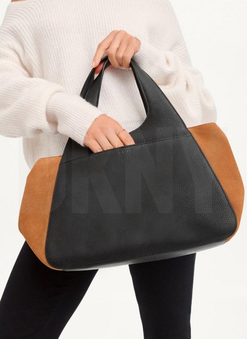 τσάντεσ tote DKNY The Medium Effortless γυναικεια μαυρα | Greece_D1958